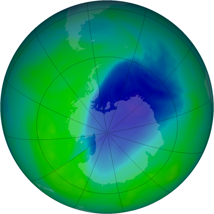 Ozone Map 2007-11-26